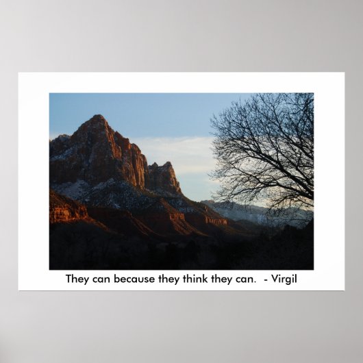 Dat kan omdat ze denken dat ze dat kunnen poster (Voorkant)