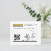 Dat Kat litter Aint gaat zichzelf veranderen Briefkaart (Staand voorkant)