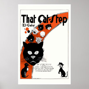 Dat kat stopt - El Gato groot Poster