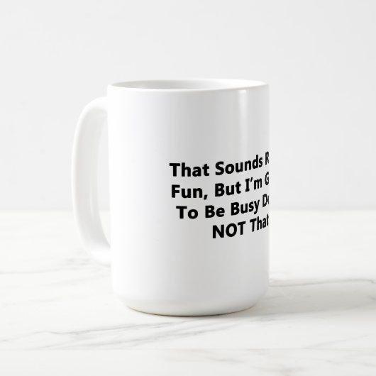 Dat klinkt echt leuk koffiemok (Voorkant links)