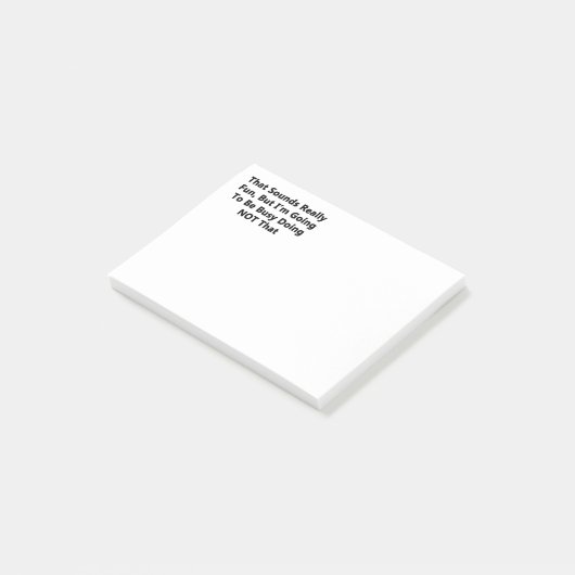 Dat klinkt echt leuk post-it® notes (Schuin)