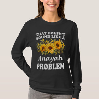 Dat klinkt niet als een Anayah probleem zonnebloem T-shirt