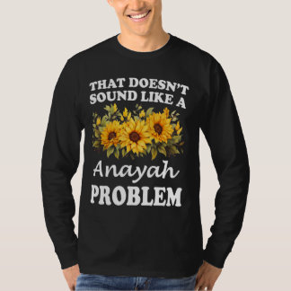 Dat klinkt niet als een Anayah probleem zonnebloem T-shirt