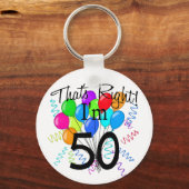 Dat klopt dat ik 50 ben. sleutelhanger (Voorkant)