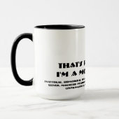 Dat klopt, ik ben een aap mok (Links)