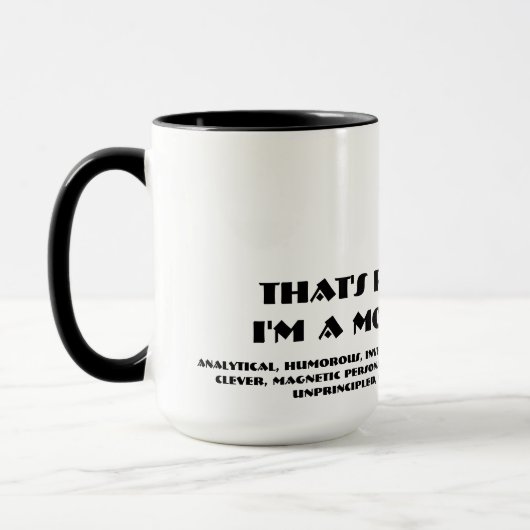 Dat klopt, ik ben een aap mok (Links)