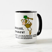 Dat klopt, ik ben een aap mok (Voorkant rechts)