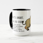 Dat klopt, ik ben een os mok (Voorkant links)