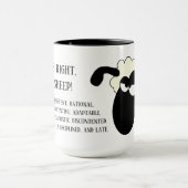 Dat klopt, ik ben een schaap mok (Midden)