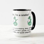 Dat klopt, ik ben een slang mok (Voorkant rechts)