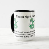 Dat klopt, ik ben een slang mok (Voorkant links)