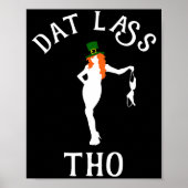 Dat L Tho Funny St. Patrick's Day Irish Party Gift Poster (Voorkant)