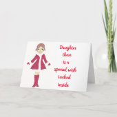 DAT MAAKT JE GELUKKIG **DOCHTER** KAART (Voorkant)