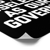 Dat masker is net zo nutteloos als onze gouverneur poster (Hoek)