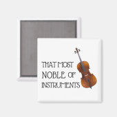 Dat meest noble van instrumenten - Cello Magnet (Voorkant / Achterkant)