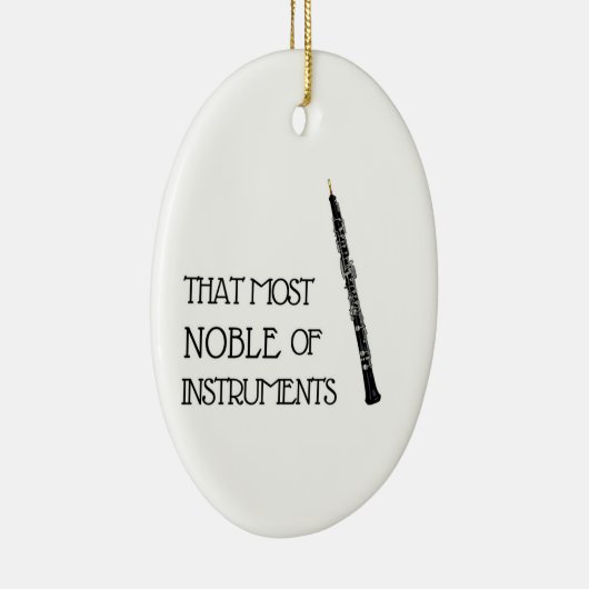 Dat meest noble van instrumenten - Oboe Ornament (Rechts)