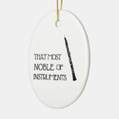 Dat meest noble van instrumenten - Oboe Ornament (Links)