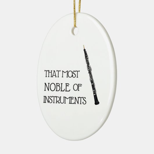 Dat meest noble van instrumenten - Oboe Ornament (Links)