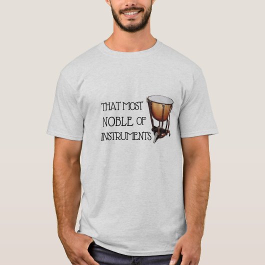 Dat meest noble van instrumenten - Shirt van Timpa (Voorkant)