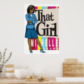 Dat meisje Poster (Keuken)