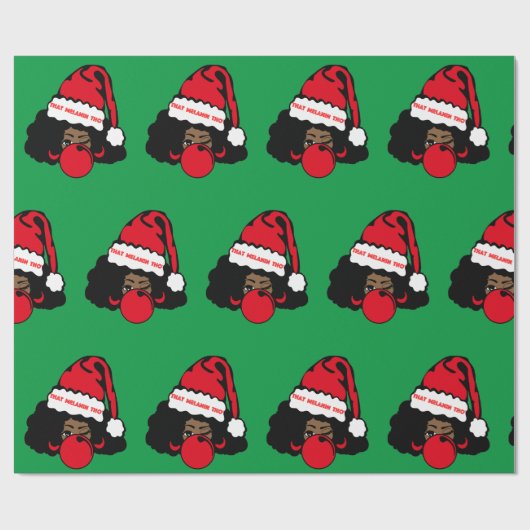 Dat Melanin® Thans kerstpapier Cadeaupapier (Vlak)