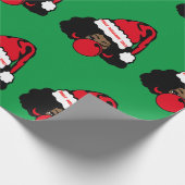 Dat Melanin® Thans kerstpapier Cadeaupapier (Hoek)