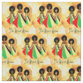 Dat Melanine Magic Afrocentric Cotton Fabric Stof (Swatch)