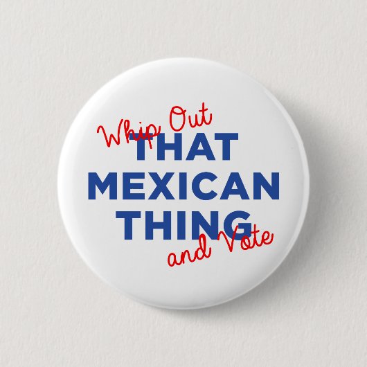 Dat Mexicaanse ding en Button uitroepen (Voorkant)