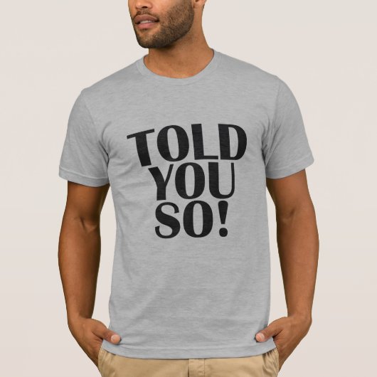 DAT MOET JE ZO GELUKKEN! T-SHIRT (Voorkant)