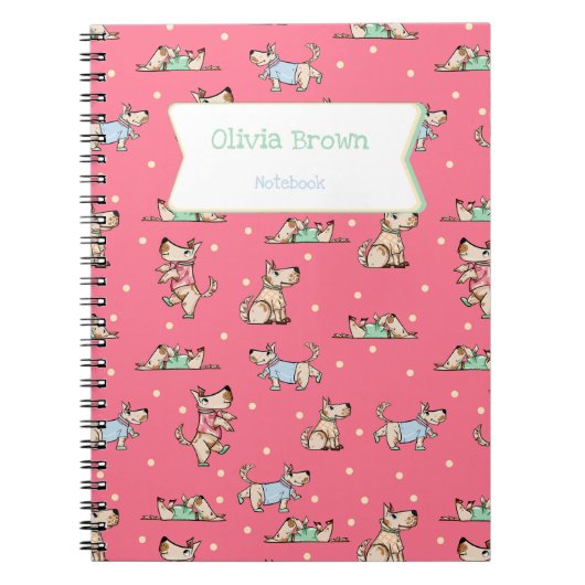 Dat Notitieboek met een naam dat is voorzien van e (Voorkant)