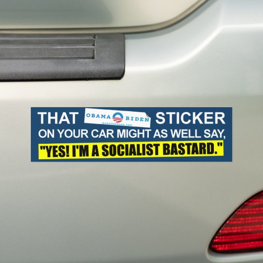 Dat Obama - Biden Sticker - Anti-Obama (Op auto)