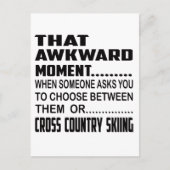 Dat ongemakkelijke moment, dwars door land. briefkaart (Voorkant)