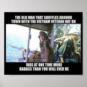 DAT OUDE VIETNAM VET POSTER