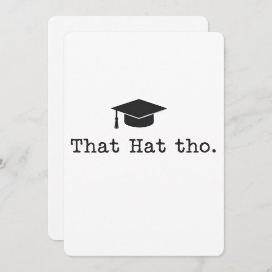 Dat Pet Tho Funny Family Friends Afstuderen Feestdagenkaart (Voorkant / Achterkant)