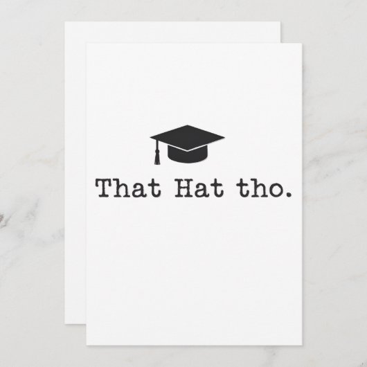 Dat Pet Tho Funny Family Friends Afstuderen Feestdagenkaart (Voorkant / Achterkant)