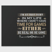 Dat punt voor games moet echt zijn of weg cadeaupapier (Vlak)