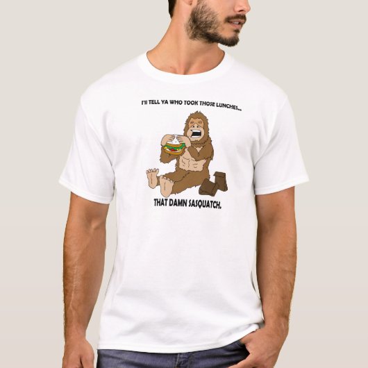 DAT *** SASQUATCH! T-SHIRT (Voorkant)