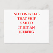 dat schip heeft gevlogen briefkaart (Voorkant)