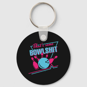 Dat sommige bowl bal pinnen staking gespild grappi sleutelhanger