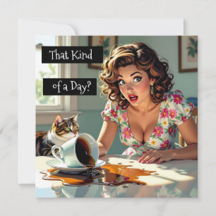 Dat soort dagen? Grappige gemorste koffie