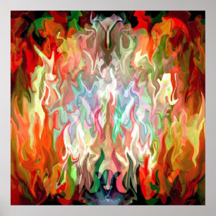 Dat vuur brandt van binnenuit... poster