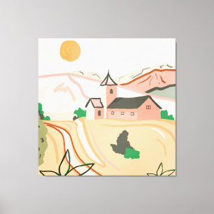 Dat warme, vredige gevoel canvas afdruk