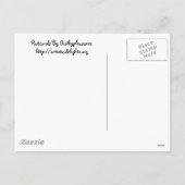 Dat was de avond voor Kerstmis Feestdagenkaart (Achterkant)