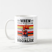 ‘Dat was dichtbij’ koffie mok (Links)