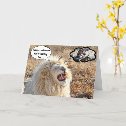 Dat was een rare droom kaart (Gele Bloem)