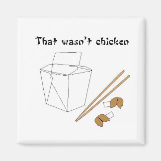 Dat was geen kippenmagneet magneet