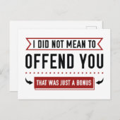 Dat was gewoon een bonus briefkaart (Voorkant / Achterkant)