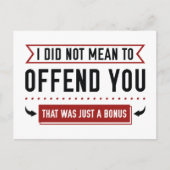 Dat was gewoon een bonus briefkaart (Voorkant)