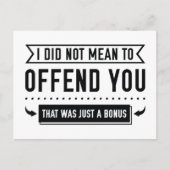 Dat was gewoon een bonus briefkaart (Voorkant)