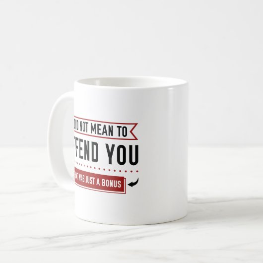 Dat was gewoon een bonus koffiemok (Voorkant links)